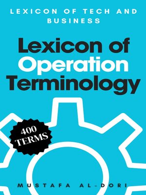 cover image of Lexicon of Operation Terminology